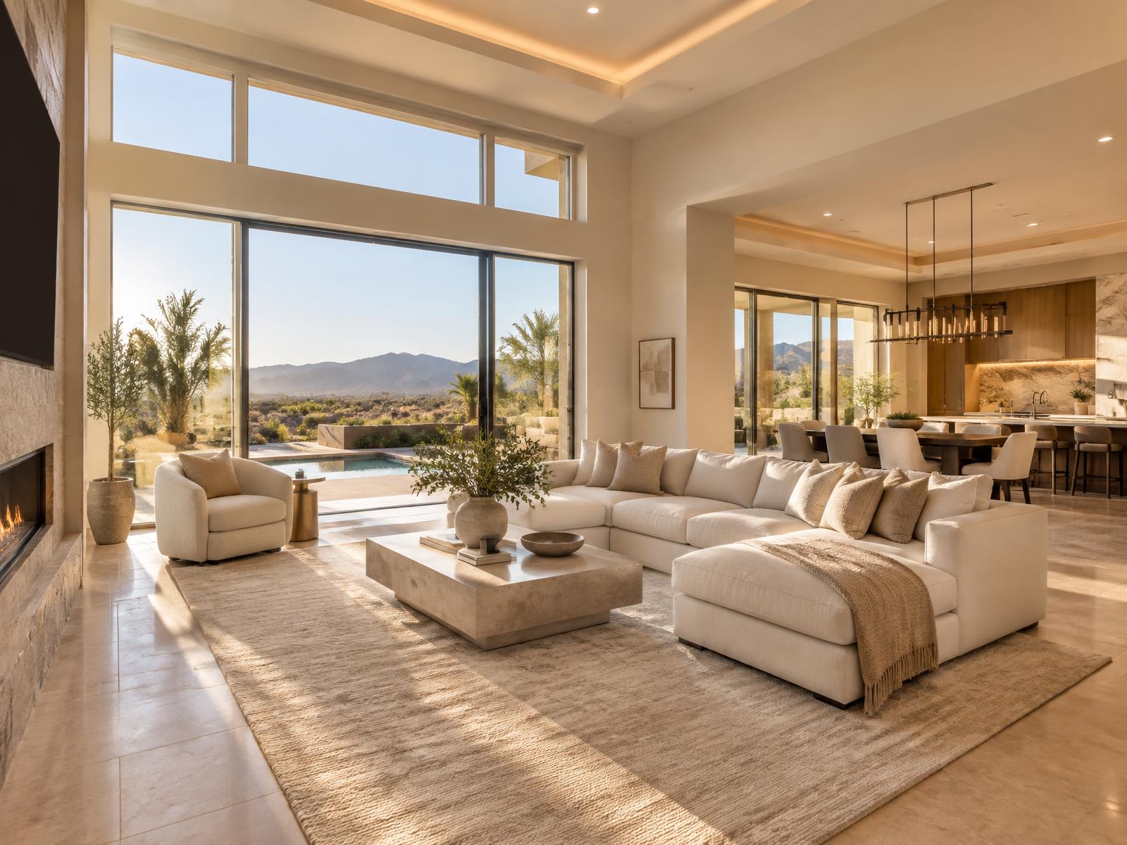A beautifully prepared Southern Nevada home interior ready for market